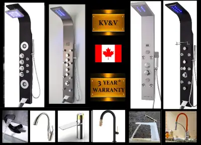 KV&V brand new thermostatic shower panel tower column systems, View more