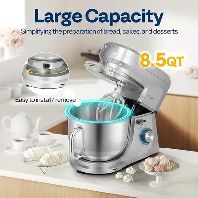 VIVOHOME 6-in-1 Stand Mixer – 660W Heavy Duty Mixer, Blender, View more