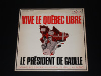 Vive le Québec libre - Charles De Gaule (1967) LP
