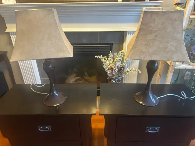 2 table lamps  in Indoor Lighting & Fans in Edmonton - Image 4