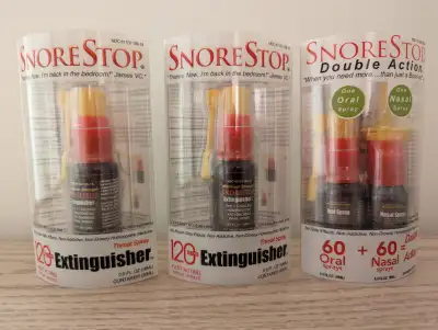 SnoreStop Extinguisher and Double Action kit, View more