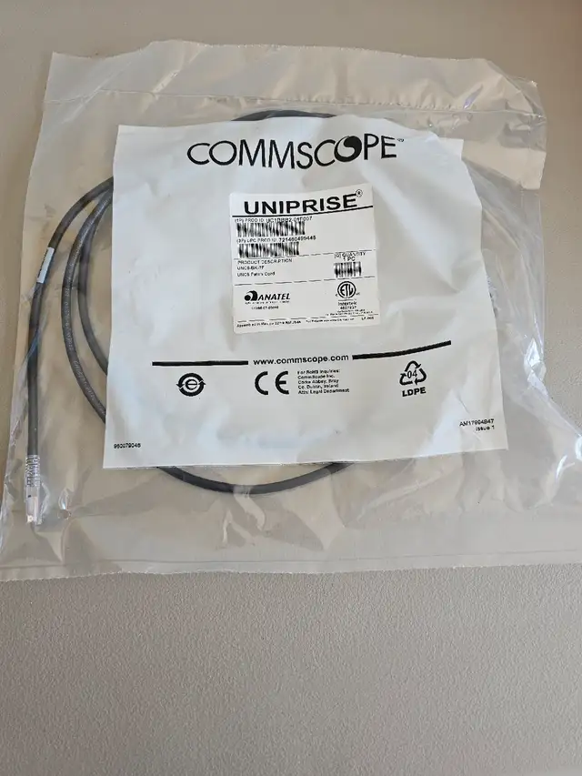 Commscope Cat6 Patch Cables - Black 63235014955011121