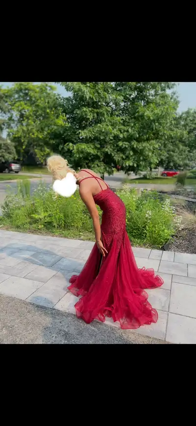 Prom Burgundy dress, View more