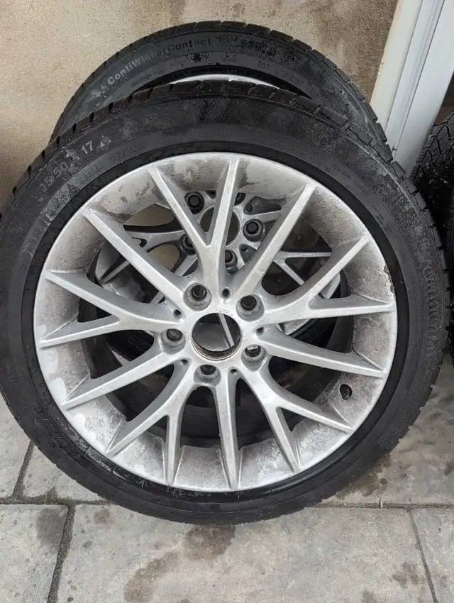 Genuine BMW 17" wheels and Continental tires in Tires & Rims in Kitchener / Waterloo - Image 4