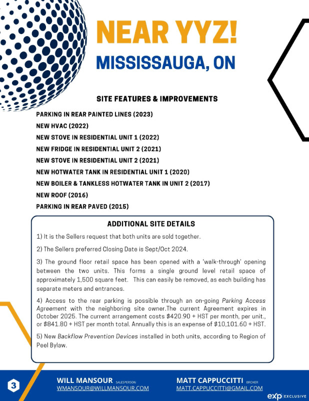 TWO (2) MIXED-USE COMMERCIAL UNITS FOR SALE – MISSISSAUGA! in Commercial & Office Space for Sale in Mississauga / Peel Region - Image 3