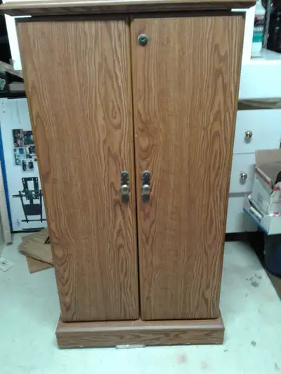 Cupboard for storing CDs or other items., View more