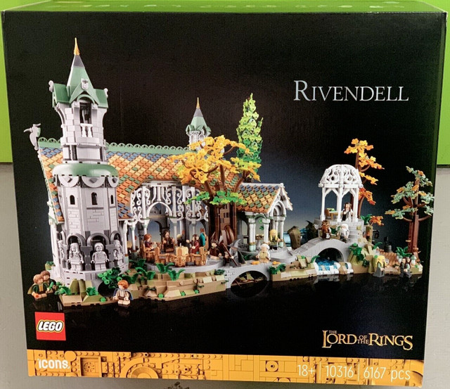 LEGO ICONS 10316   RIVENDELL  THE LORD OF THE RINGS BRAND NEW!!! in Toys & Games in Thunder Bay