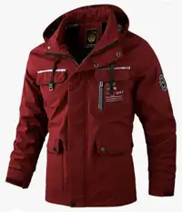 Men Casual Windbreaker Jacket-size XL