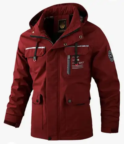 Men Casual Windbreaker Jacket-size XL, View more