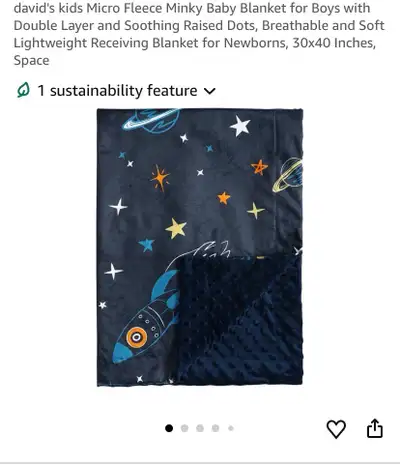 David's Kids Baby Blanket, View more
