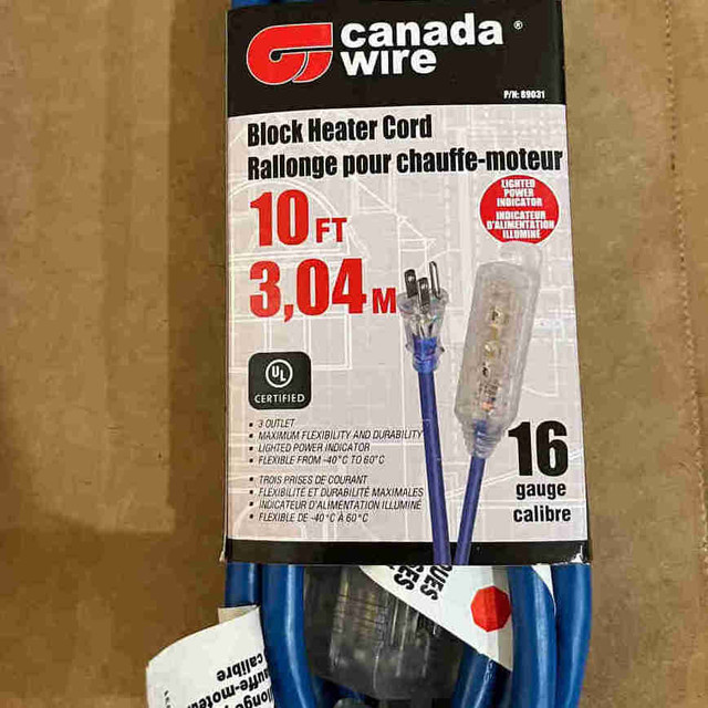 EXTENSION CORD (BLOCK HEATER CORD) in Outdoor Lighting in City of Toronto