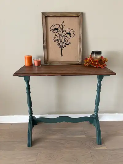 Vintage Oak Console Table , View more