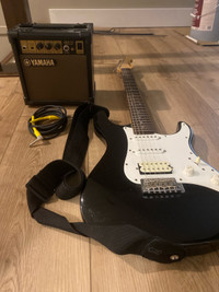 Electric guitar and amp 
