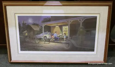 JAMES LUMBERS FRAMED PRINT"TRADITIONS"332/2500, View more
