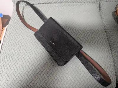 DKNY Black Belt Bag / Mini Wallet, View more