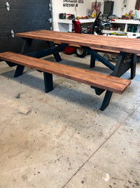 8 feet Cedar picnic table