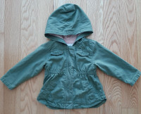 Toddler girls' hooded jacket (18 months)