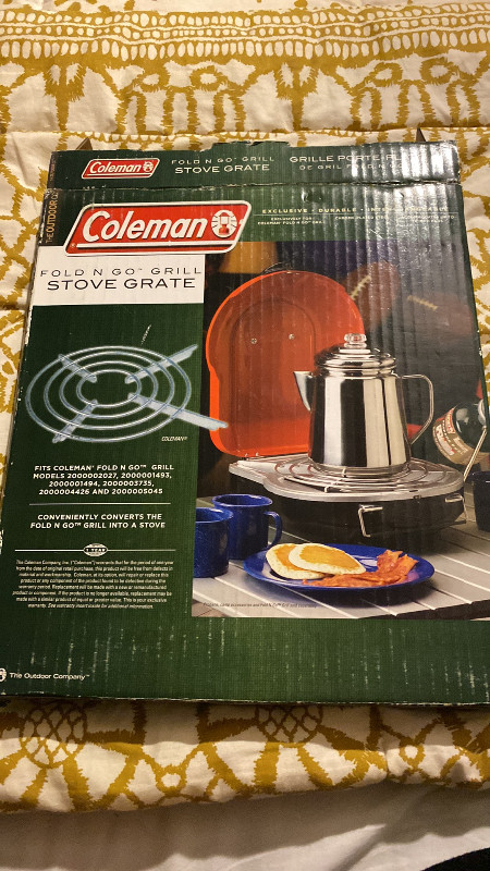 Coleman Fold N GoT Stove Grate # 2000004428 in BBQs & Outdoor Cooking in Mississauga / Peel Region - Image 2
