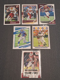 Adrian Peterson football cards 