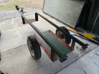 Heavy duty narrow utility trailer