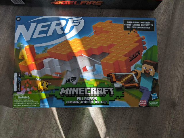 Nerf Gel et Minecraft  in Toys & Games in West Island - Image 2