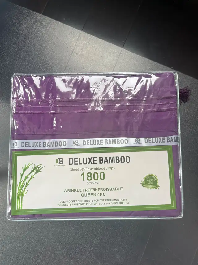 Bed Sheet Set - Queen Size in Bedding in Oakville / Halton Region - Image 2