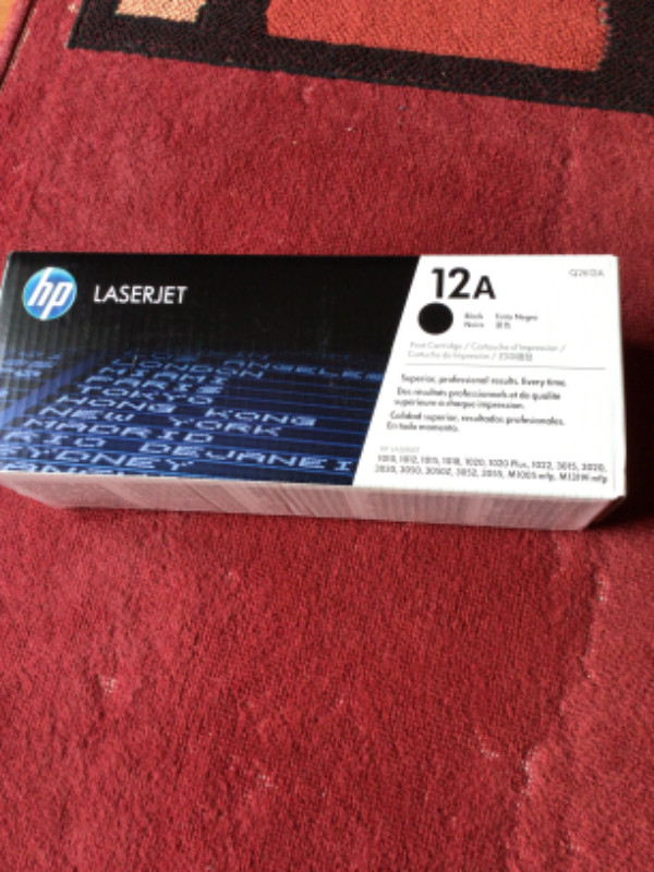 HP 12A Laserjet printer cartridge in Printers, Scanners & Fax in Whitehorse