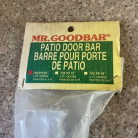 Mr Goodbar 60” adjustable patio door steel security bar NEW