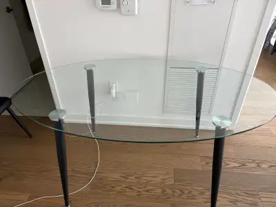 Oval Glass Dining Table, View more