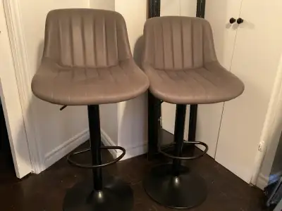 2 tabourets gris pour îlot de cuisine, View more