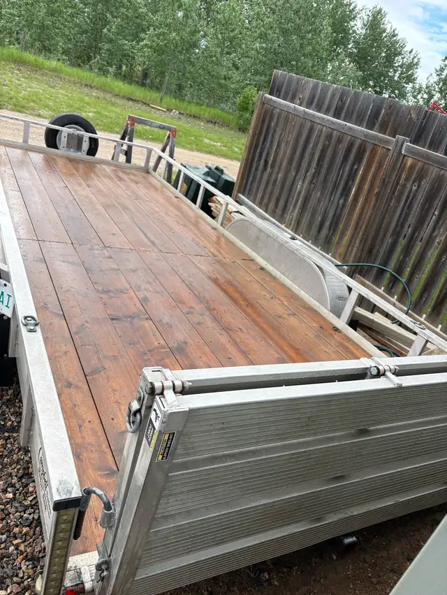 2019 aluminum Stronghaul trailer in Cargo & Utility Trailers in Prince Albert - Image 3