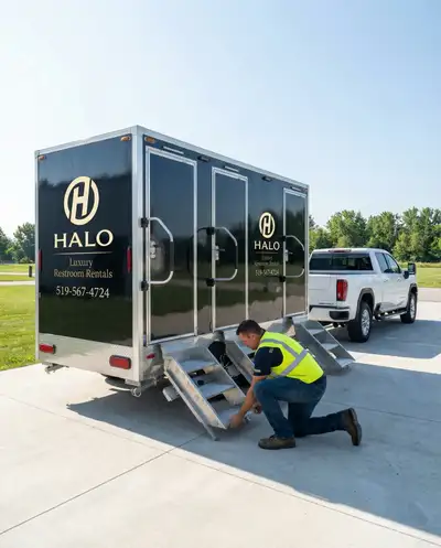 Our HALO trailers deliver luxury restroom facilities designed to impress your guests and handle any...
