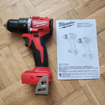 Milwaukee 3602-20 M18 Brushless 1/2-inch Hammer Drill Driver NEW, View more