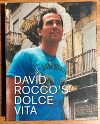 David Rocco Dolce Vita Signed-Autographed SC Cookbook-2009