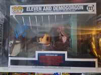 Stranger Things Eleven and Demogorgon Funko Movie Autograph