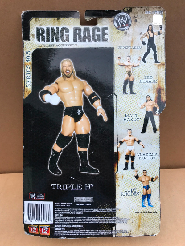 WWE Action Figure - Ring Rage - Triple H - Series 40.5 - New in Toys & Games in City of Toronto - Image 2