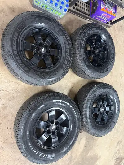 I have for sale a set of wheels, tires and sensors 265x70-16 new condition. They came off a Chevy Co...