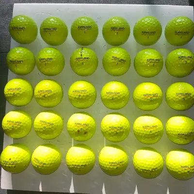 Kirkland yellow balls 30 all in excellent condition. Located in Timberlea can meet at Sobeys at exit...
