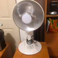 Reflective heater oscillating  fan, space heaters