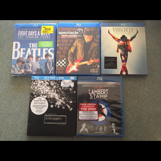 New The Beatles The Who Tragically Hip Michael Jackson Elvis  in CDs, DVDs & Blu-ray in Calgary