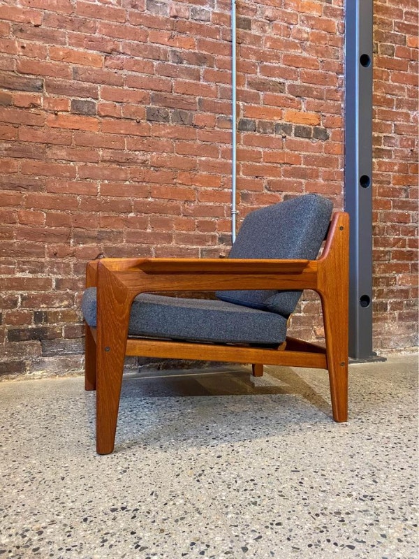 1960s Danish Teak Lounge Chair by Arne Wahl Iversen Chairs