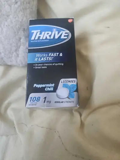 Thrive Nicotine Replacement Lozenges - Peppermint Chill, View more