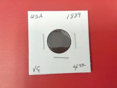 1889 USA One Cent       Coin, View more
