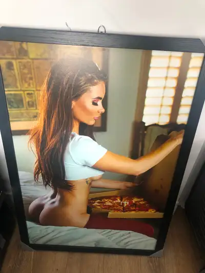 New painting sexy girl pizza, View more