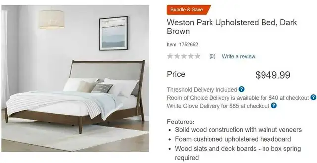 New Queen Wood Bed Frame 62854394284673121