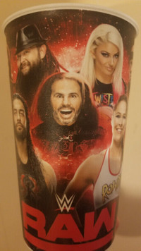 Rare WWE Raw collectible souvenir cup