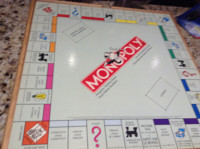 Wooden box style Monopoly and CLue games for sale