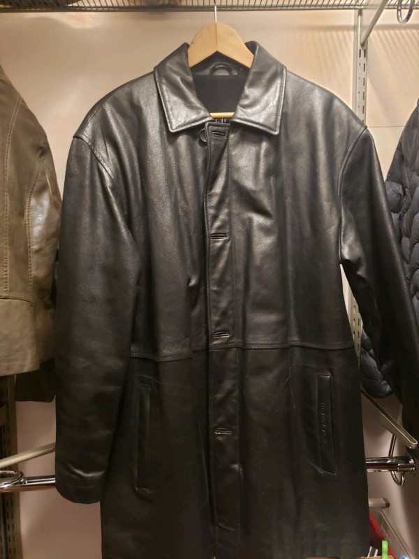 Men U. S Polo leather jacket  in Hommes  à Région de Markham/York