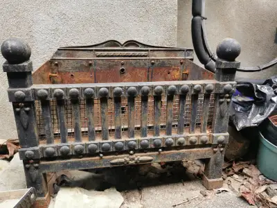 Antique  Fireplace Insert, 19.5 L x 15 H x 9 D, $40, View more