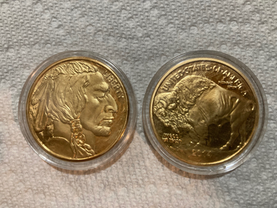2014 Indian Head Gold Coin Copy, 2 Of Them, View more